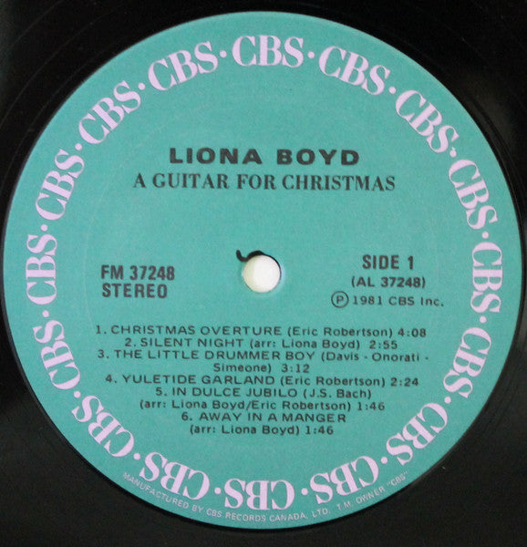Liona Boyd - A Guitar For Christmas = Une Guitare Pour Noël = Eine Gitarre Für Weihnachten - 1981