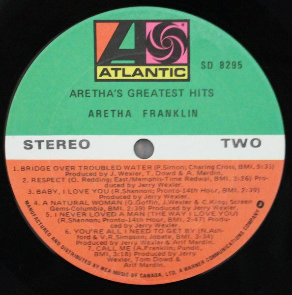 Aretha Franklin - Aretha's Greatest Hits - 1971