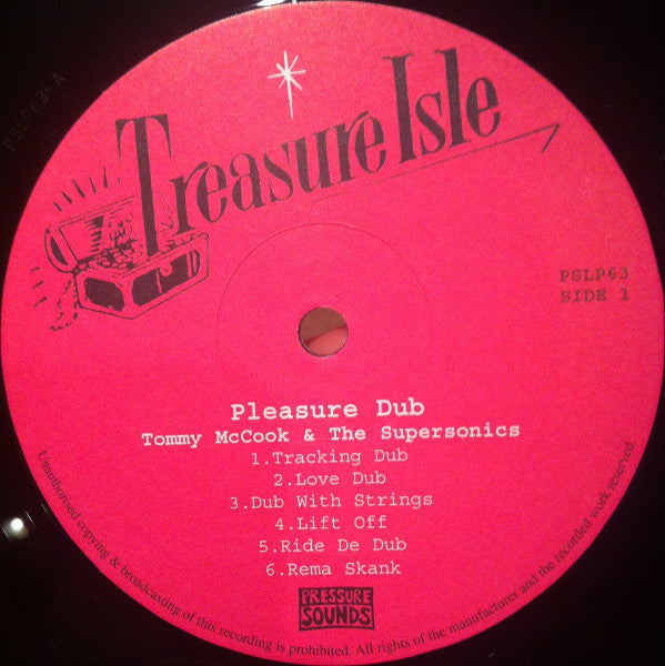 Tommy McCook & The Supersonics - Pleasure Dub - 2009