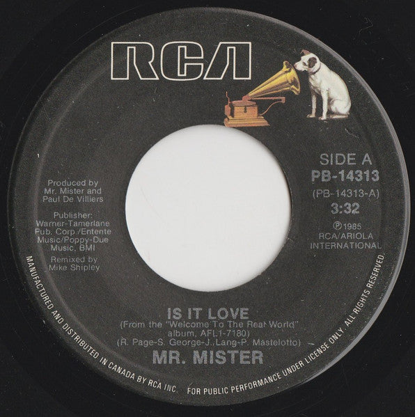 Mr. Mister - Is It Love