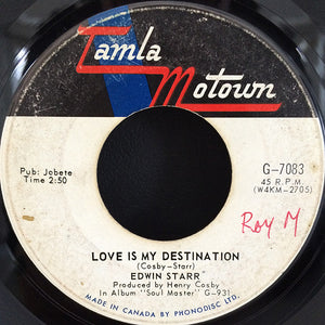 Edwin Starr - Twenty-Five Miles / Love Is My Destination