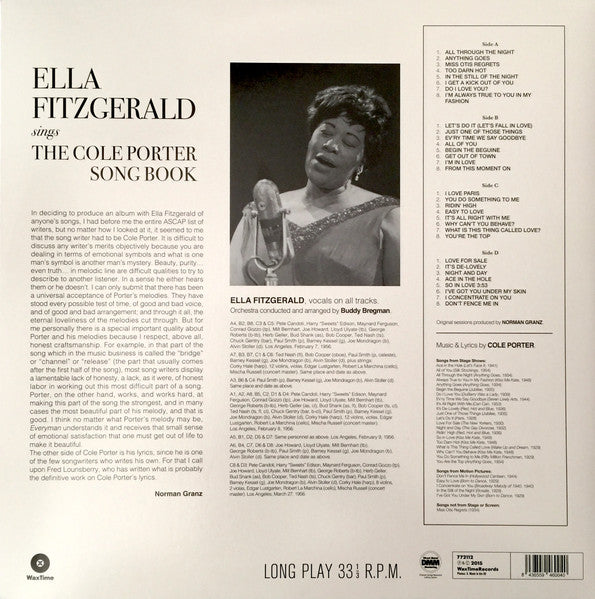Ella Fitzgerald - Sings The Cole Porter Song Book - 2015