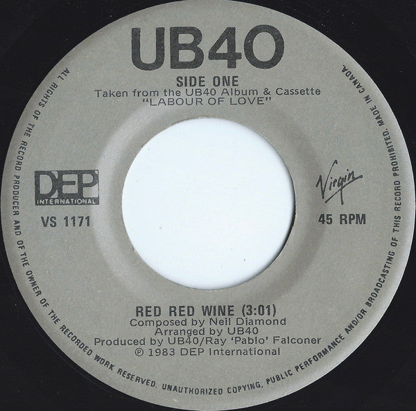 UB40 - Red Red Wine