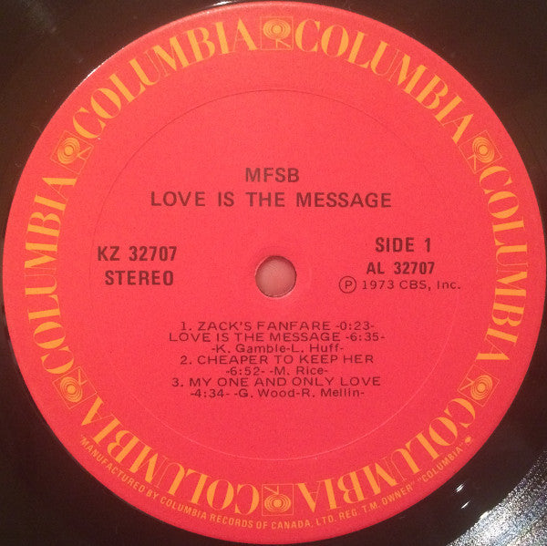 MFSB - Love Is The Message - 1973