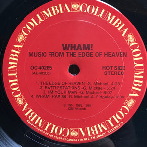 Wham! - Music From The Edge Of Heaven - 1986