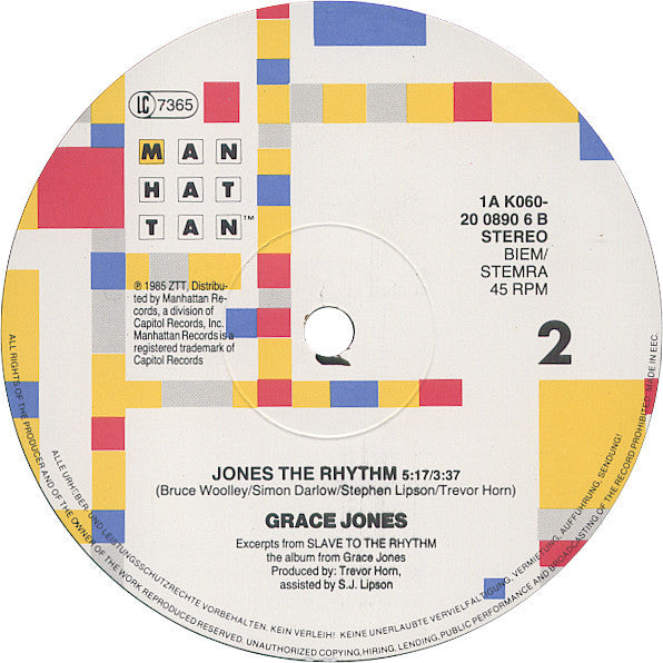 Grace Jones - Slave To The Rhythm