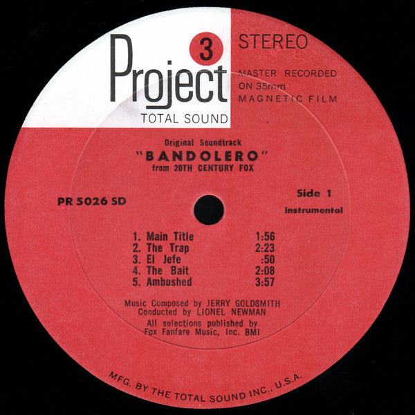 Jerry Goldsmith - Bandolero! (Original Soundtrack)