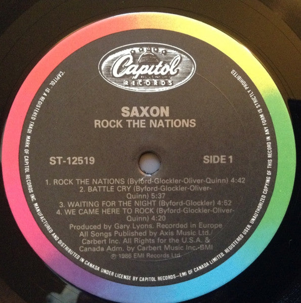 Saxon - Rock The Nations - 1986