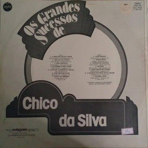Chico Da Silva - Os Grandes Sucessos De Chico Da Silva  - 1981