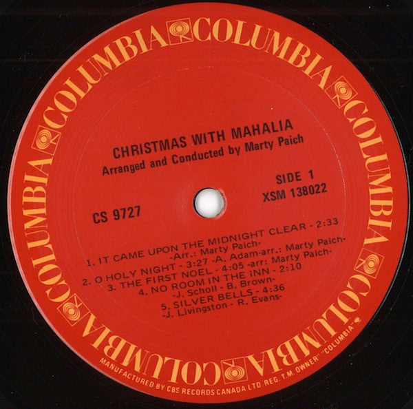 Mahalia Jackson - Christmas With Mahalia -