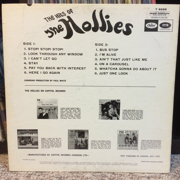The Hollies - The Hits Of The Hollies