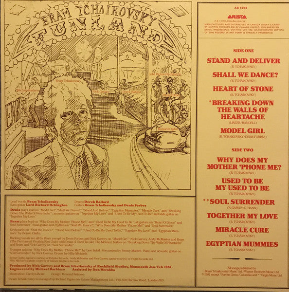 Bram Tchaikovsky - Funland - 1981