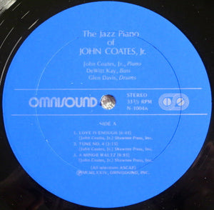 John Coates, Jr - The Jazz Piano Of John Coates, Jr