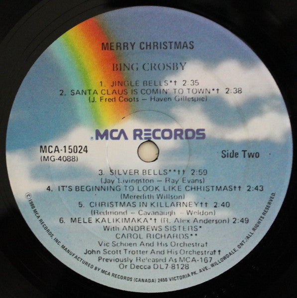 Bing Crosby - Merry Christmas - 1980