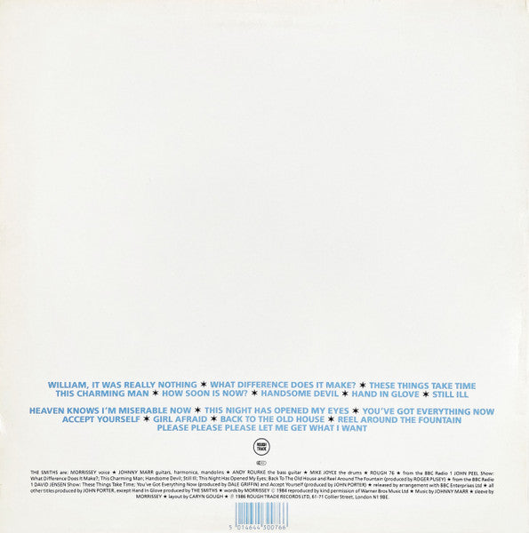 Smiths, The - Hatful Of Hollow - 1986