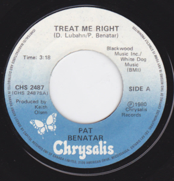 Pat Benatar - Treat Me Right - 1980
