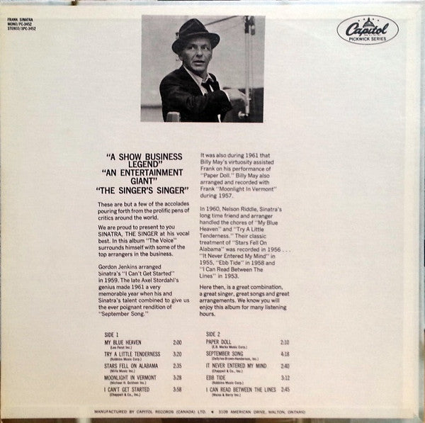 Frank Sinatra - Try A Little Tenderness - 1967