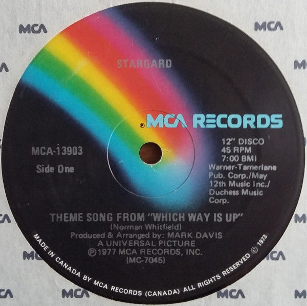 Stargard - Theme Song From "Which Way Is Up" / Disco Rufus - 1977