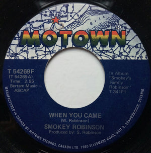 Smokey Robinson - When You Came
