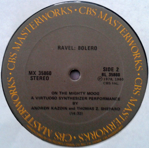 Leonard Bernstein And Orchestre National De France / Andrew Kazdin And Thomas Z. Shepard - Ravel: Bolero - 1980