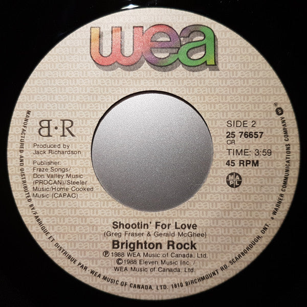 Brighton Rock - One More Try/Shootin' For Love