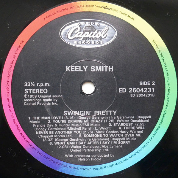 Keely Smith - ,  Swingin' Pretty Vinyl Record