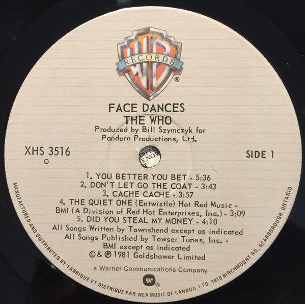 The Who - Face Dances