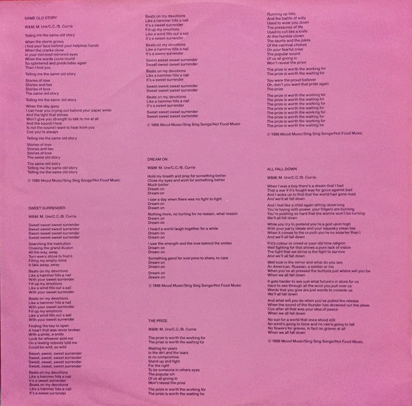 Ultravox - U-Vox - 1986