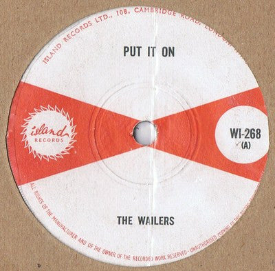 Wailers, The - Put It On / Love Won't Be Mine - 1966