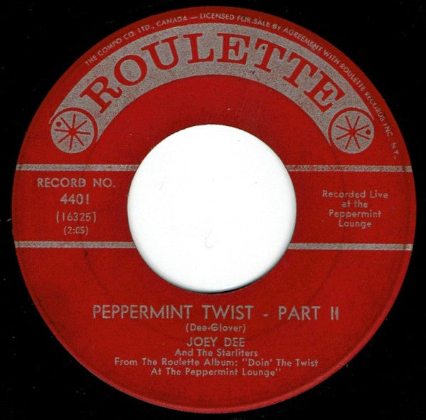Joey Dee & The Starliters - Peppermint Twist