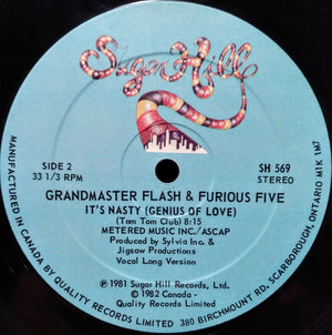 Grandmaster Flash & The Furious Five - It's Nasty (Genius Of Love) - 1982