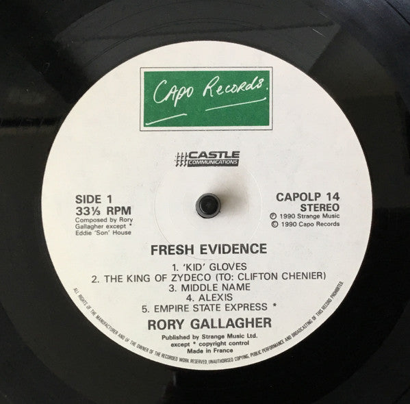 Rory Gallagher - Fresh Evidence - 1990