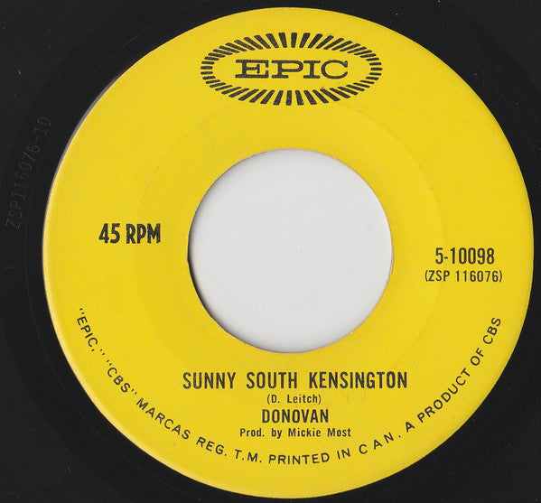 Donovan - Mellow Yellow / Sunny South Kensington