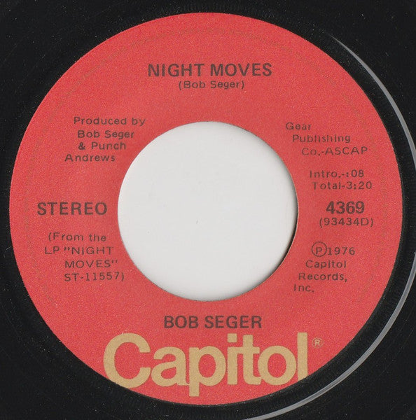 Bob Seger - Night Moves - 1976