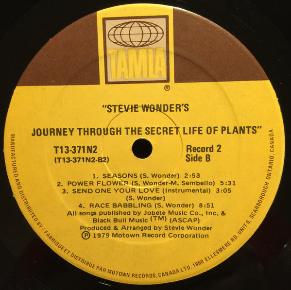 Stevie Wonder - Journey Through The Secret Life Of Plants - 1979
