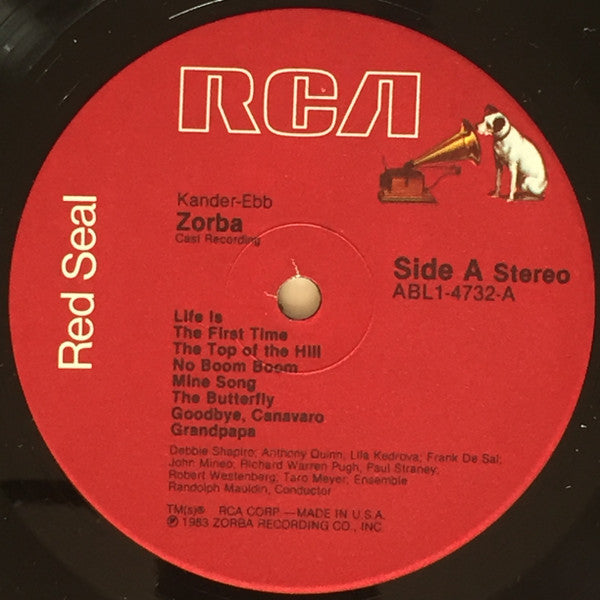 "Zorba" Original Cast - Zorba - Cast Recording