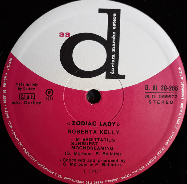 Roberta Kelly - Zodiac Lady - 1977
