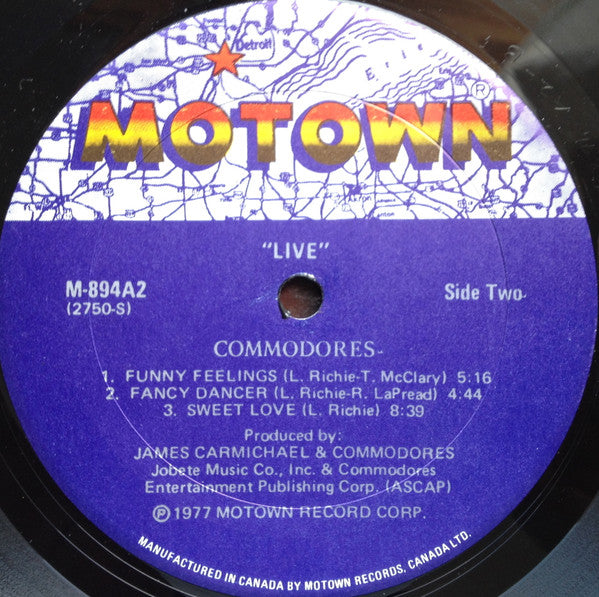 Commodores - Live! - 1977