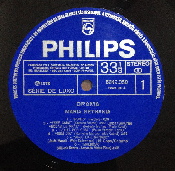 Maria Bethânia - Drama - 1972
