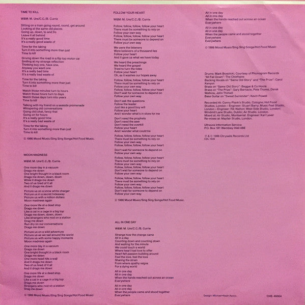Ultravox - U-Vox - 1986