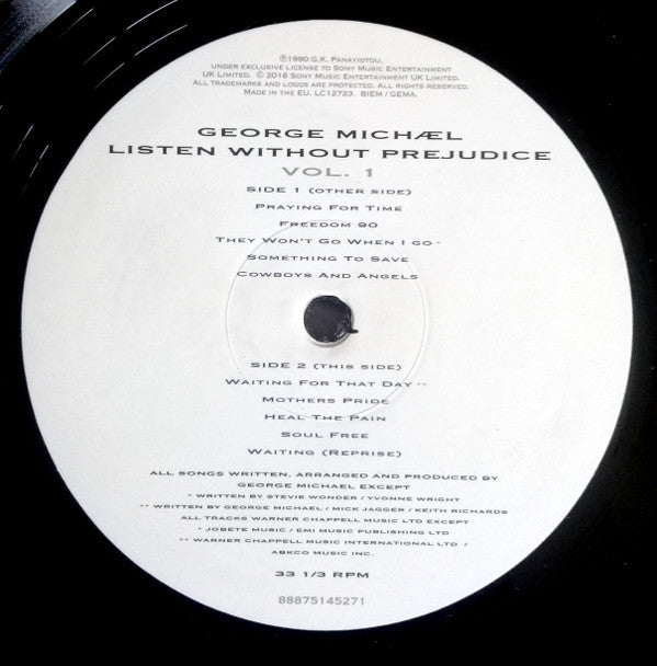 George Michael - Listen Without Prejudice Vol. 1