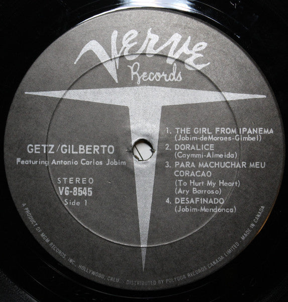 Stan Getz / João Gilberto Featuring Antonio Carlos Jobim - Getz / Gilberto - 1973