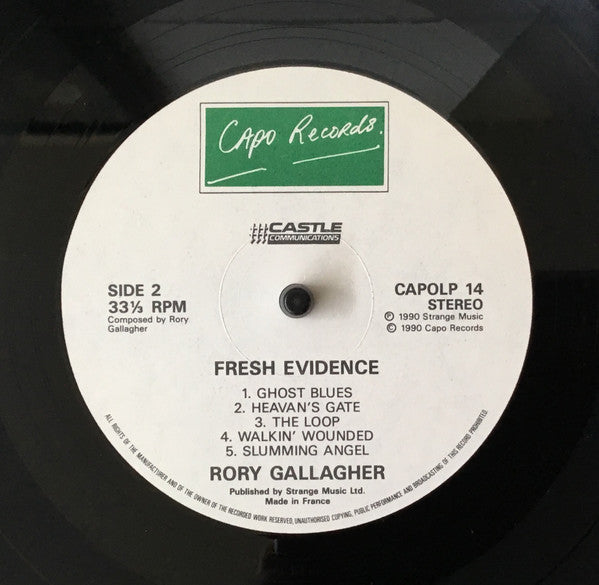 Rory Gallagher - Fresh Evidence - 1990