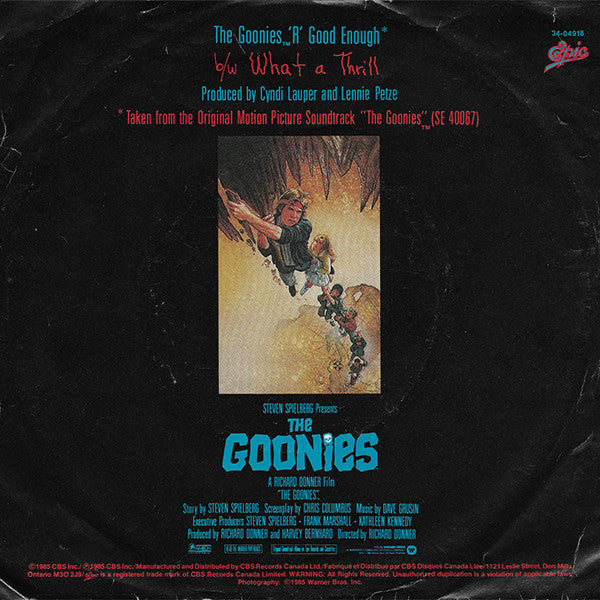 Cyndi Lauper - The Goonies 'R' Good Enough