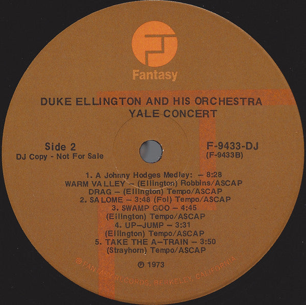 Duke Ellington And His Orchestra - Yale Concert