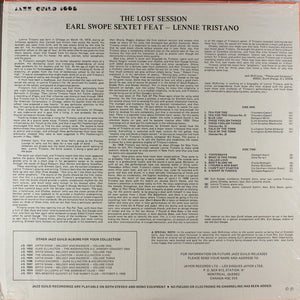 Earl Swope Sextet Featuring: Lennie Tristano - The Lost Session - 1982