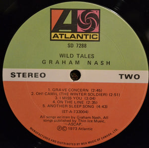Graham Nash - Wild Tales - 1973