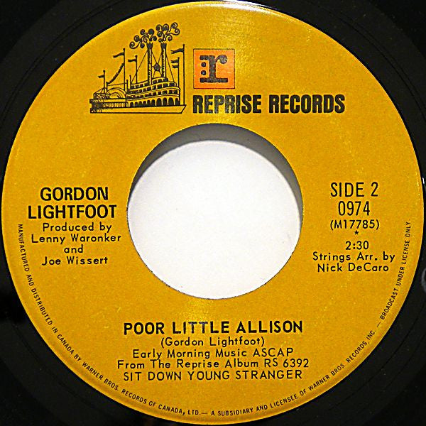 Gordon Lightfoot - If You Could Read My Mind - 1970