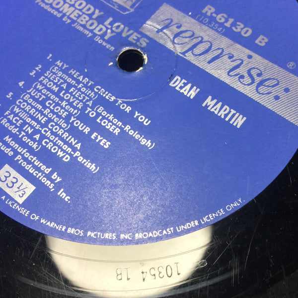 Dean Martin - Everybody Loves Somebody - 1964