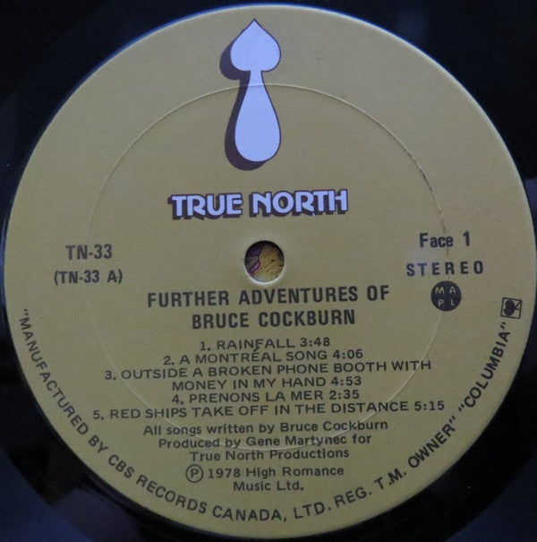 Bruce Cockburn - Further Adventures Of